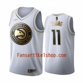 NBA Atlanta Hawks Trikot Trae Young 11 Nike 2019-2020 Weiß Golden Edition Swingman - Herren